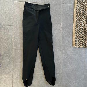 Women's Stirrup Ski Pant, Black, Size 0/2